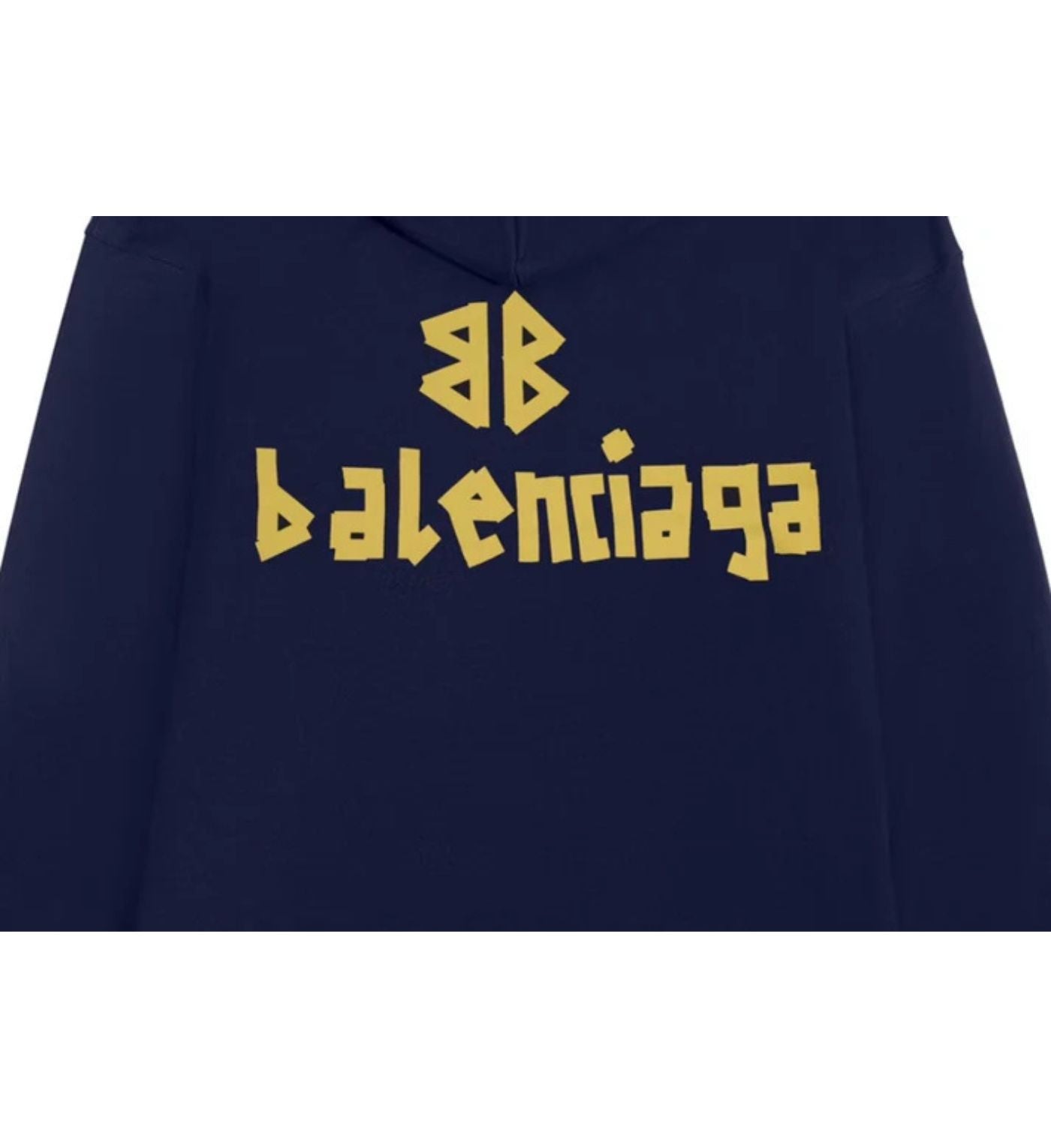 Balenciaga hoodie logo blue