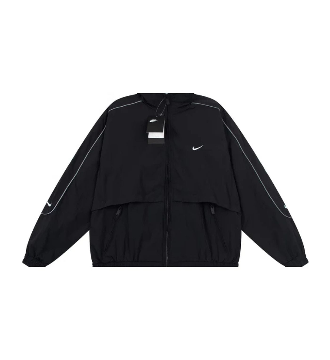 Nike jacket brown and black rain
