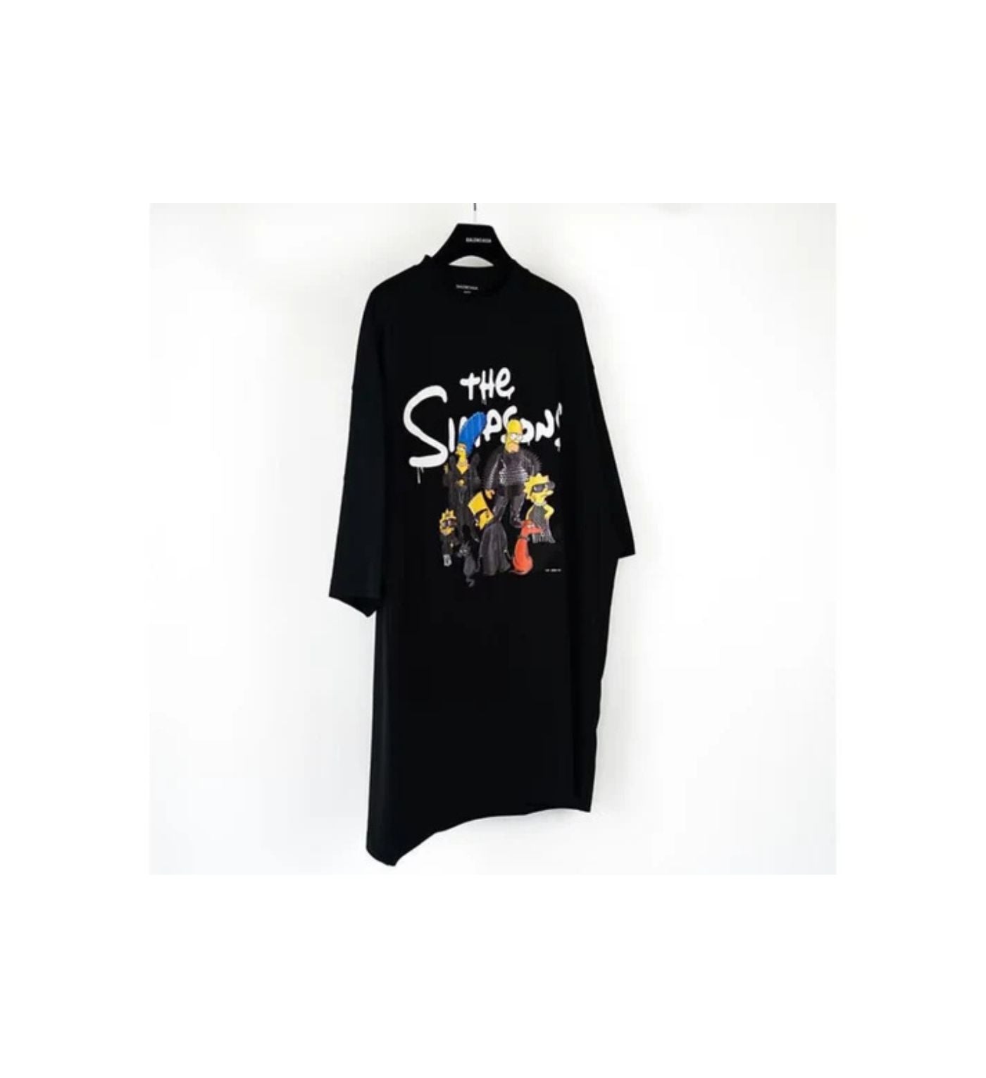 Balenciaga T-shirt logo “The Simpson” black