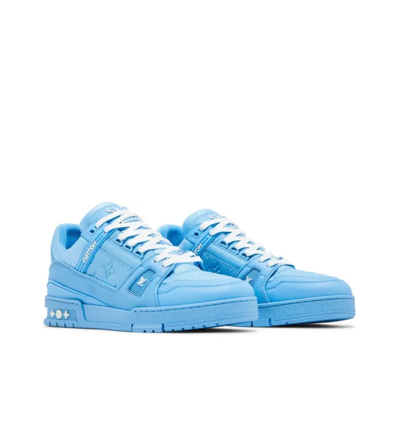 Louis Vuitton Trainer 'Embossed Monogram - Blue'