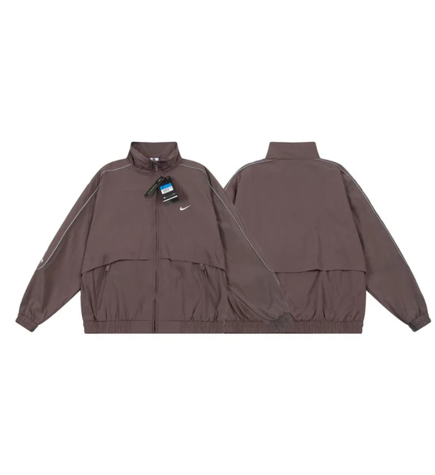 Nike jacket brown and black rain