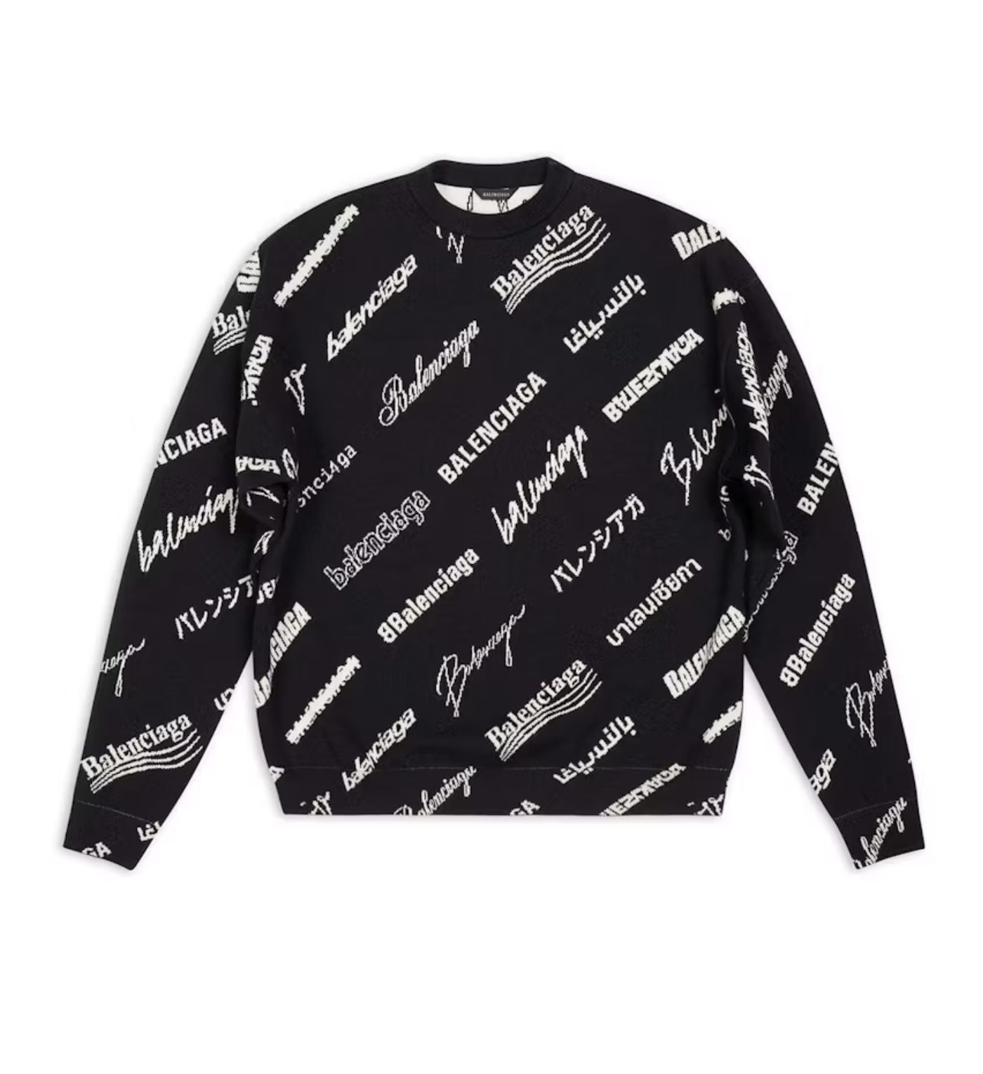 Balenciaga Crewneck'Black/ White'