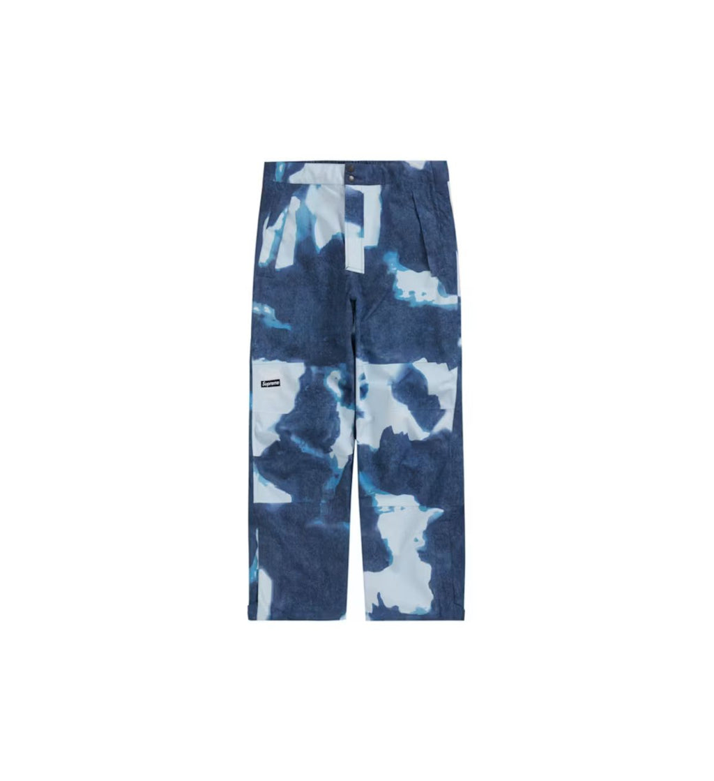 Supreme The North Face Indigo Bleached Denim Print Mountain Pants