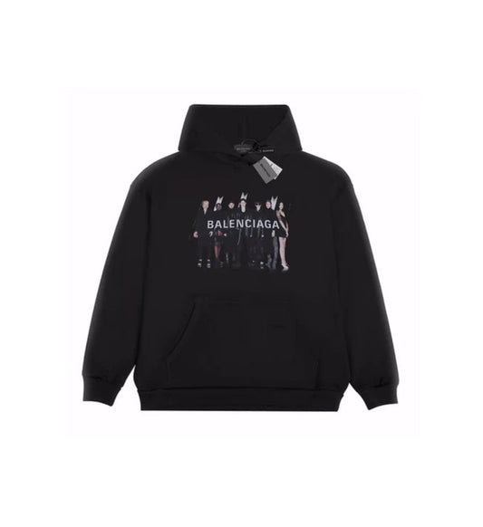 Balenciaga hoodie winter black
