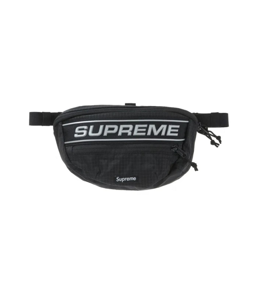 Supreme Logo Waist Bag Black