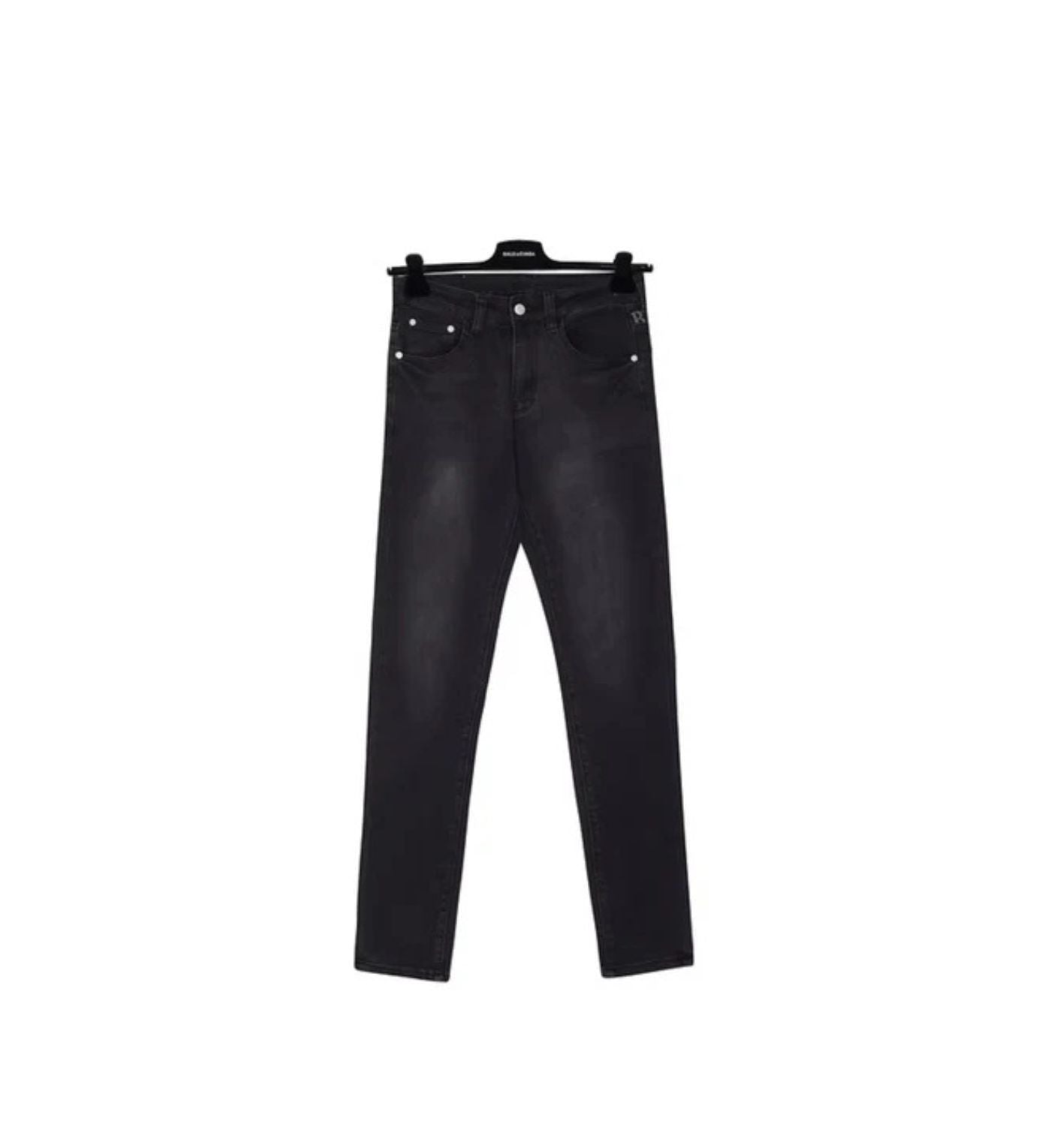 Balenciaga pants slim black logo