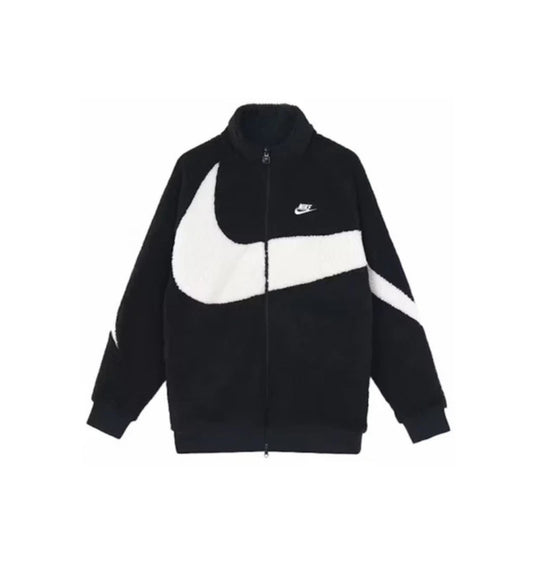 Nike Big Swoosh Reversible Boa Jacket 'Black'