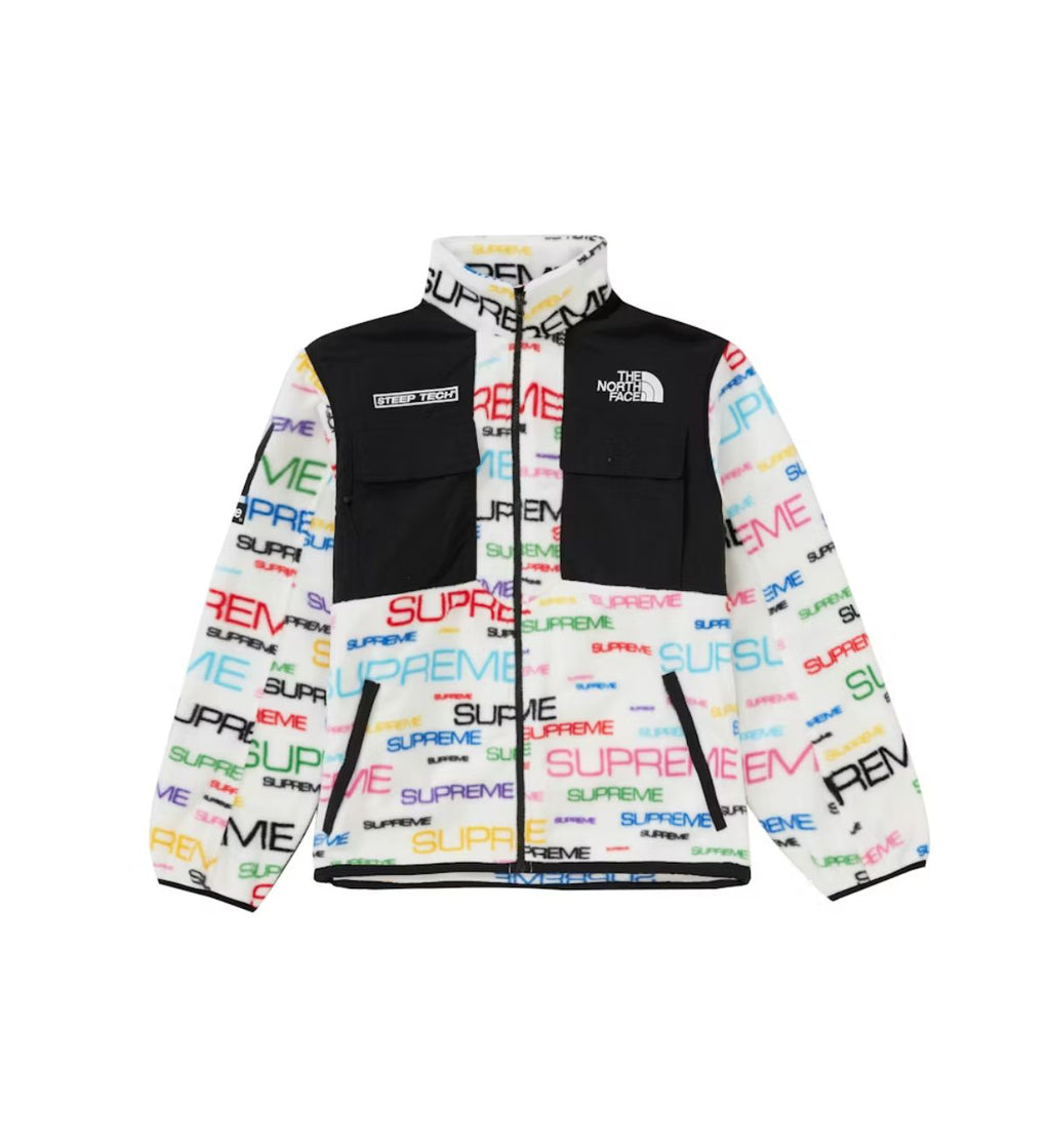 Supreme The North Face Steep Tech Fleece Jacket White