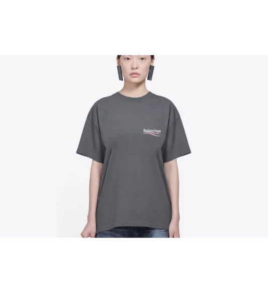 Balenciaga T-Shirt gray logo
