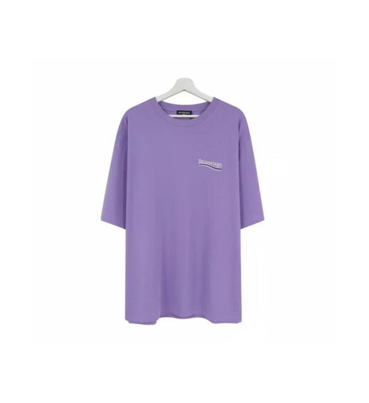 Balenciaga T-Shirt logo purple