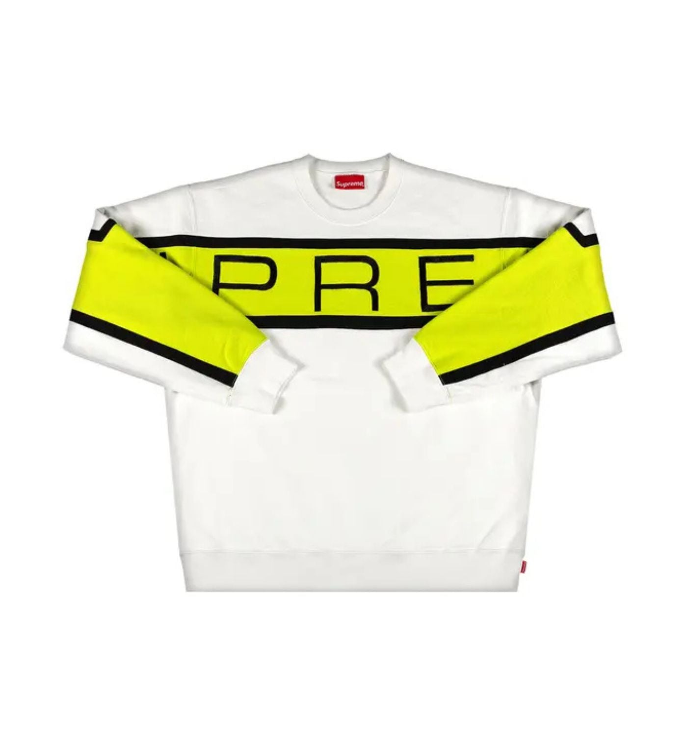 Supreme Paneled Crewneck 'White'