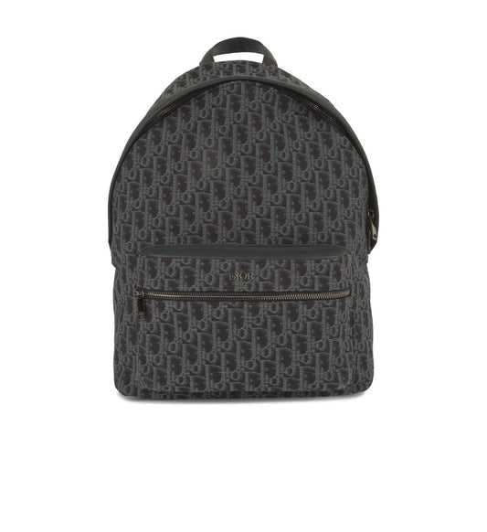 Dior Oblique Ride Backpack 'Blue Tonal'