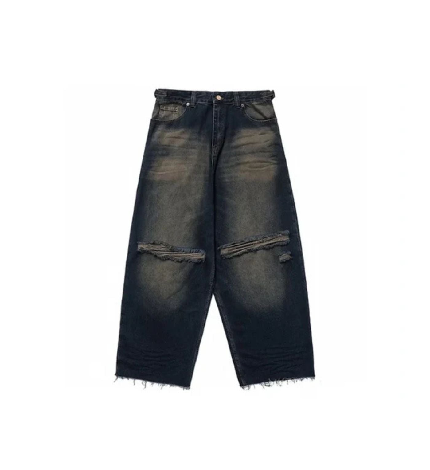 Balenciaga cargo pants blue jeans