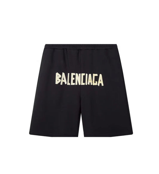 Balenciaga short summer black logo