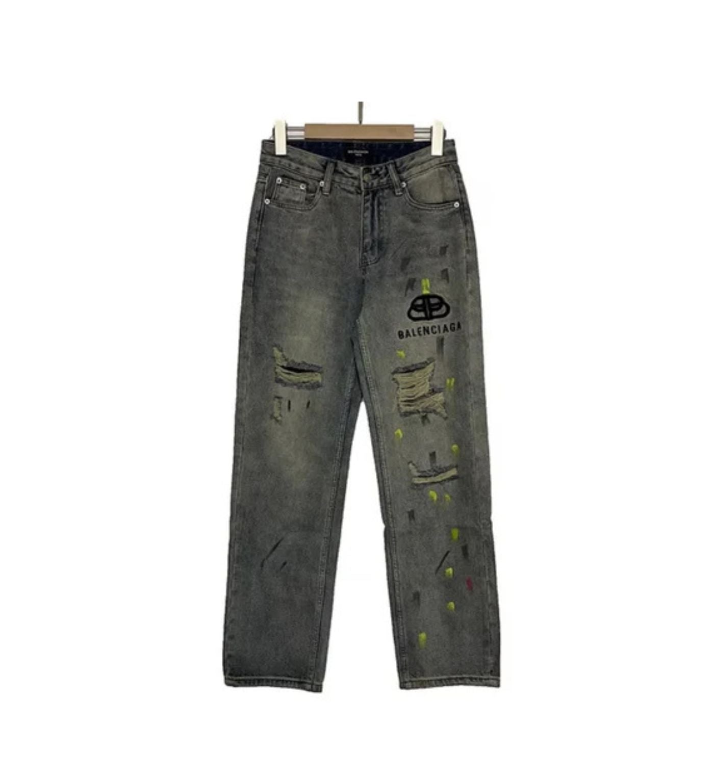 Balenciaga pants logo graffiti