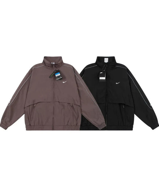 Nike jacket brown and black rain