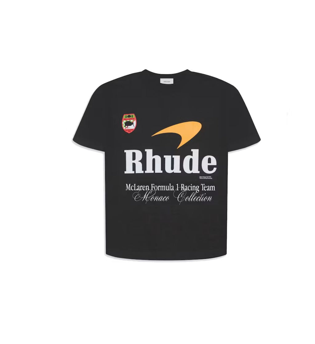 Rhude x McLaren Merch T-Shirt Black