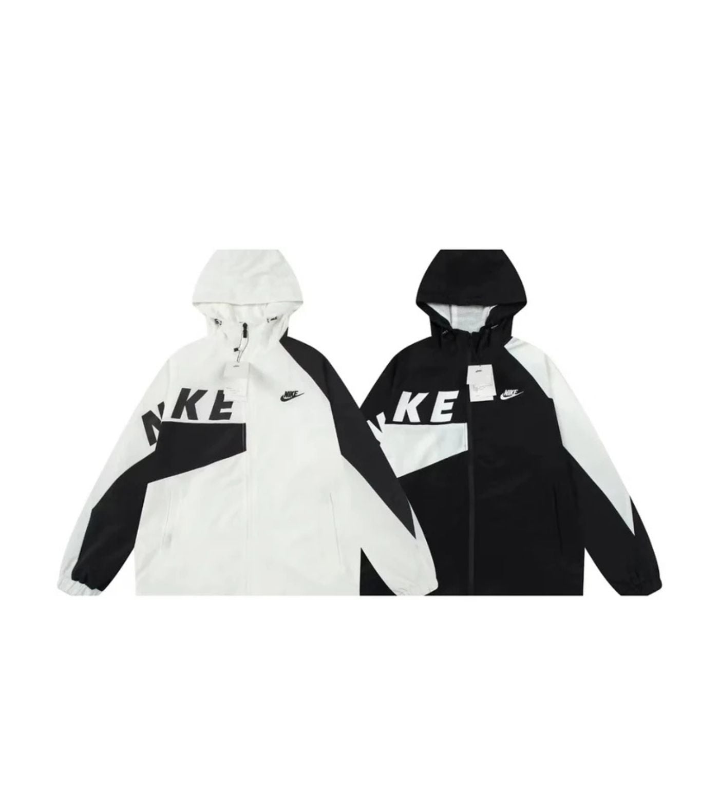 Nike x Jacket swoosh logo black and Withe
