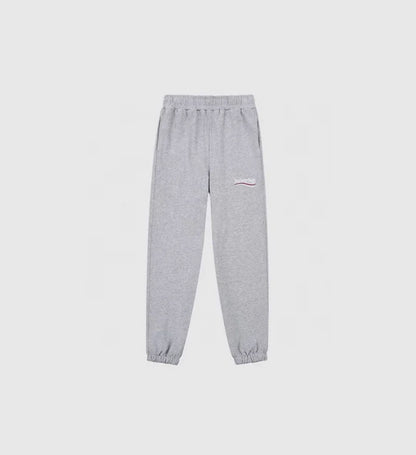 Balenciaga pants cotton gray logo