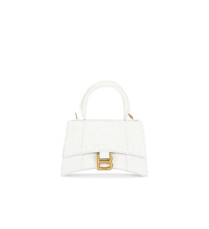 Balenciaga Hourglass XS Top Handle Bag 'White'