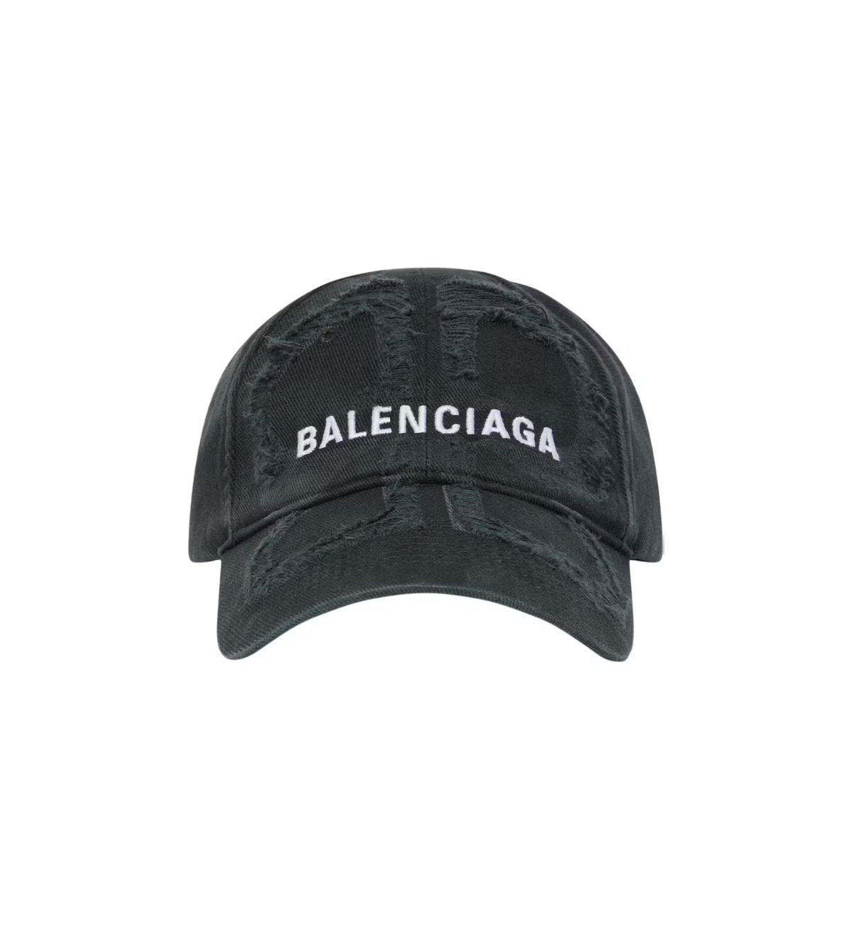 Balenciaga BB Laser Distressed Velcro Flap Black/White