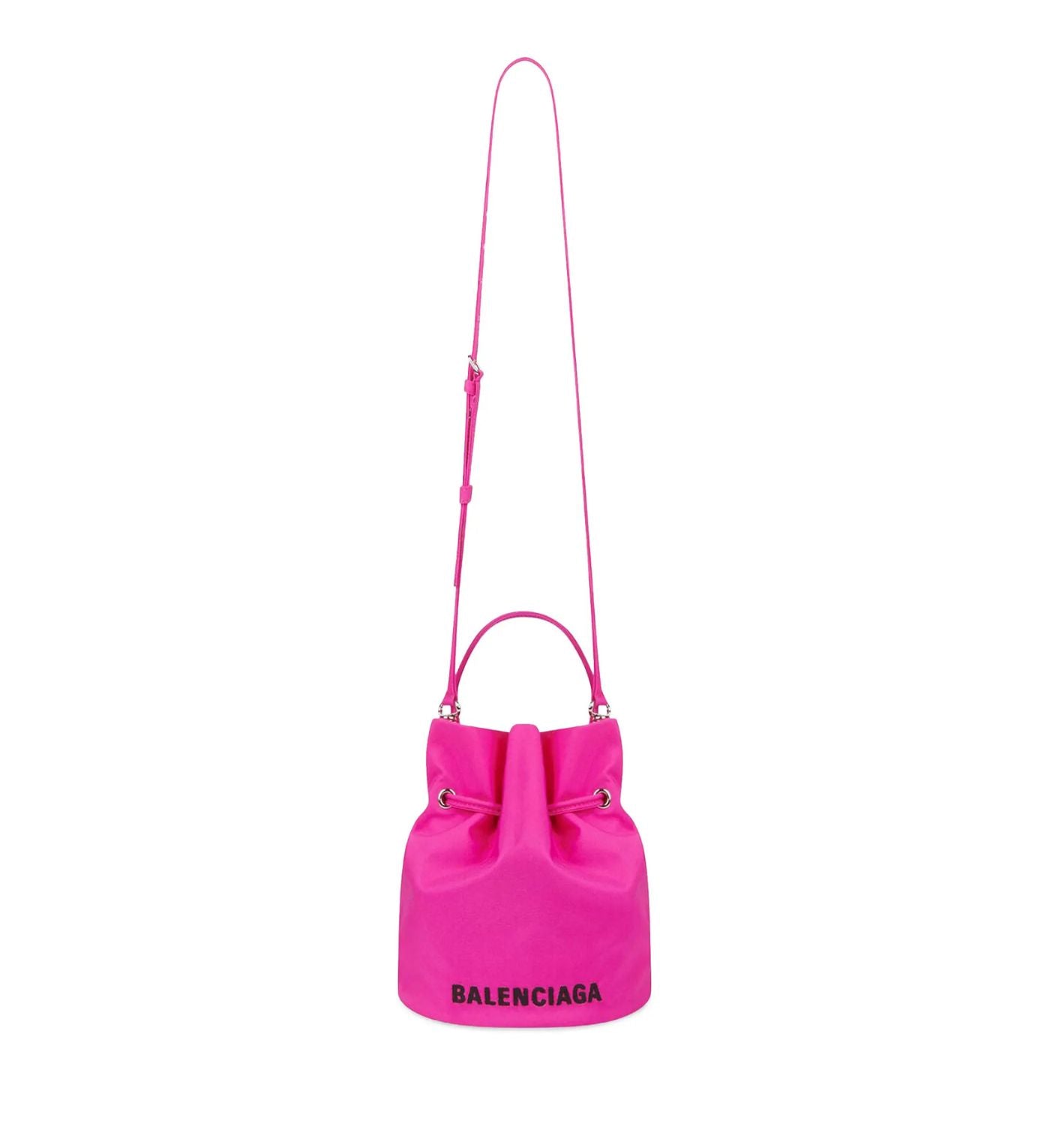 Balenciaga XS Drawstring Wheel Bucket Bag 'Fluorescent