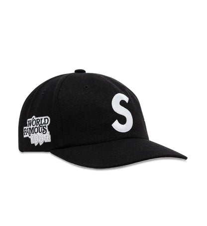 Supreme World Famous S Logo 6-Panel 'Black'
