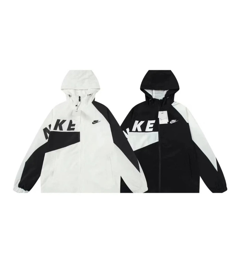 Nike jacket winter black and Withe logo