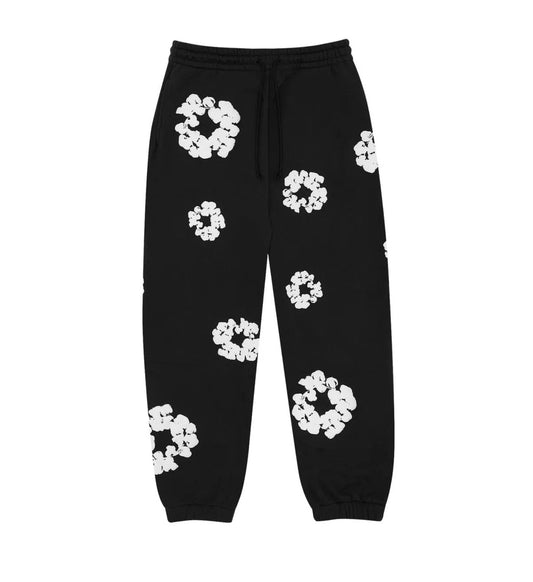Denim Tears The Cotton Wreath Sweatpants 'Black'
