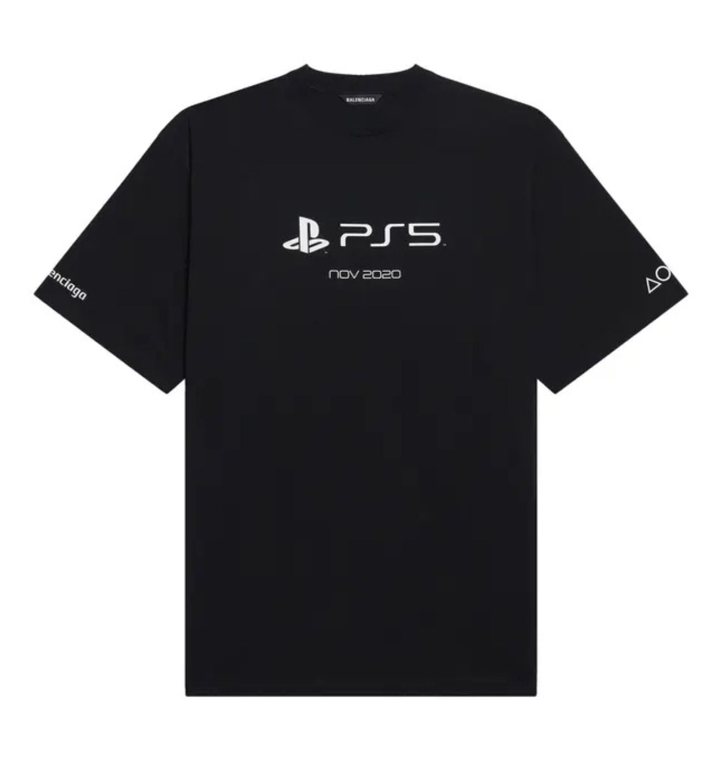 Balenciaga Playstation Boxy T- Shirt'Black'