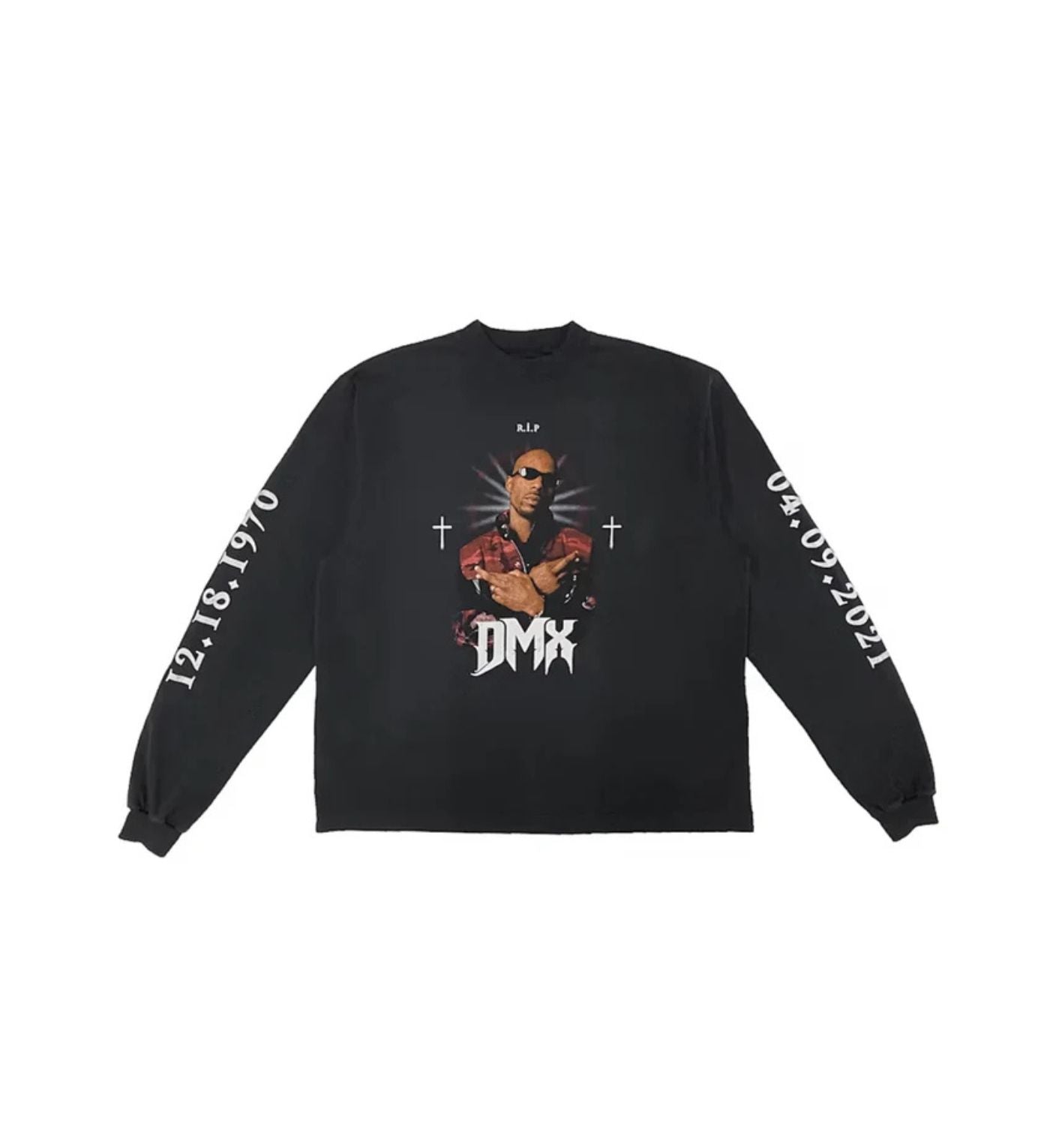 Balenciaga x Yeezy DMX, A Tribute Longsleeve T-Shirt Faded Black