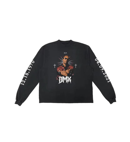 Balenciaga x Yeezy DMX, A Tribute Longsleeve T-Shirt Faded Black