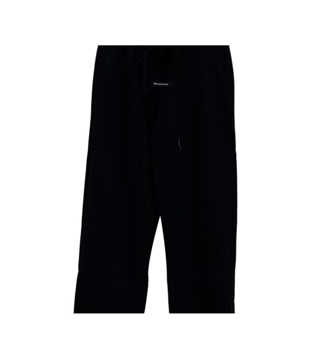 Balenciaga pants black basic logo