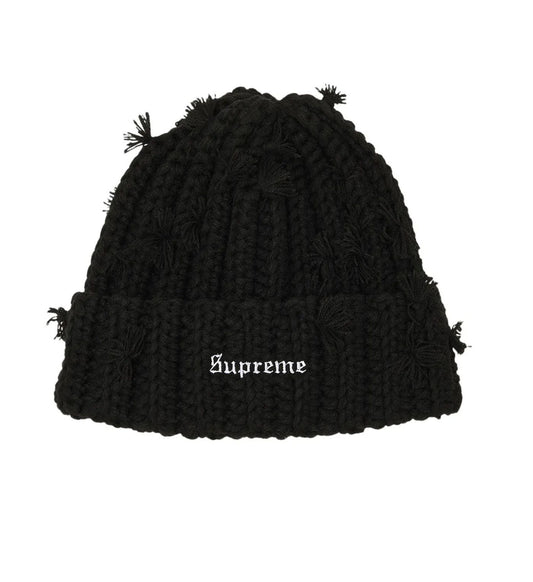 Supreme Hand Tied Beanie 'Black'
