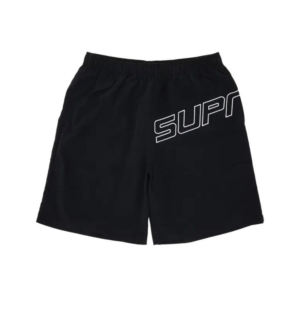Supreme Curve Nylon Short 'Black'