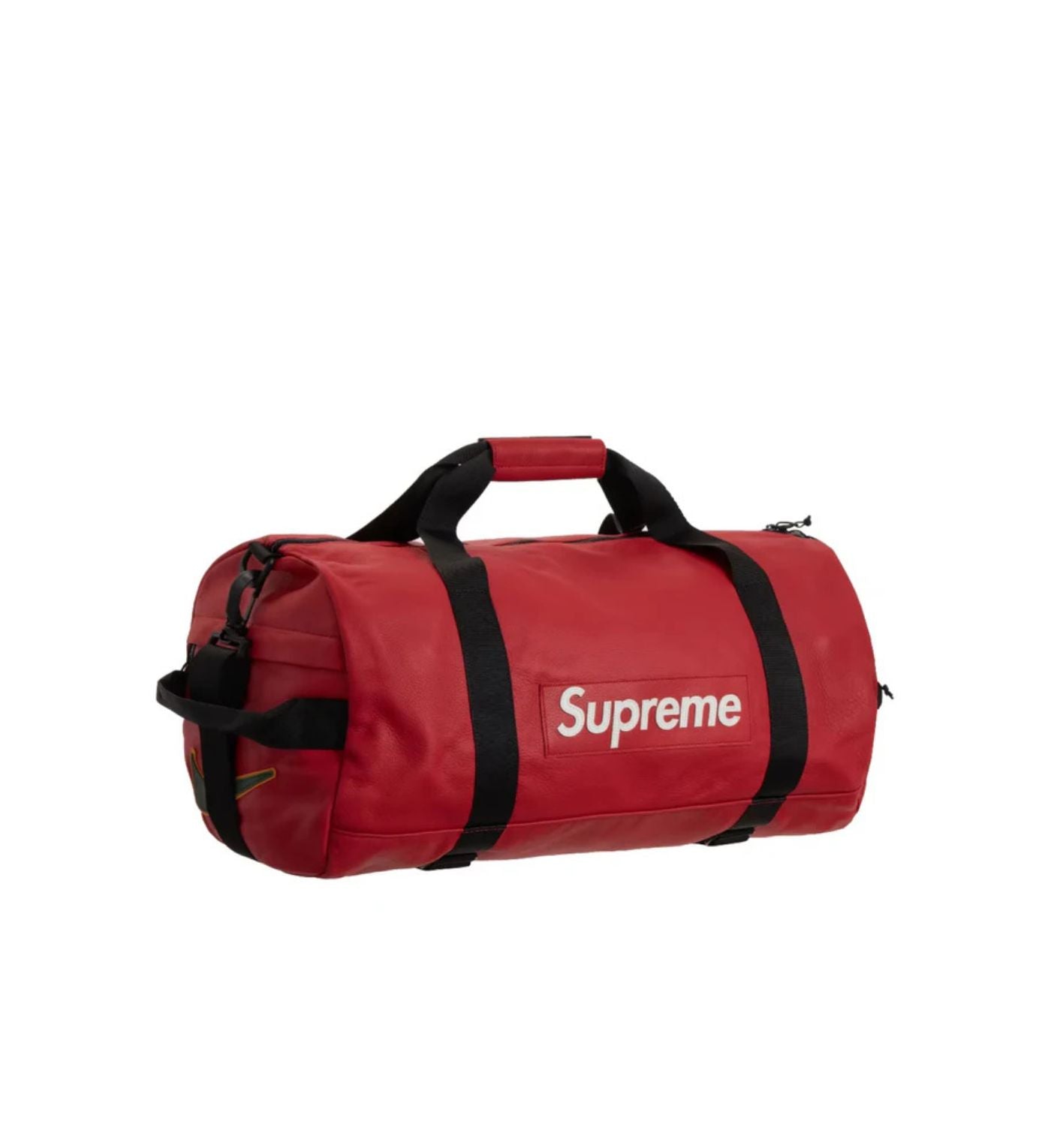 Supreme Nike Leather Duffle Bag Red