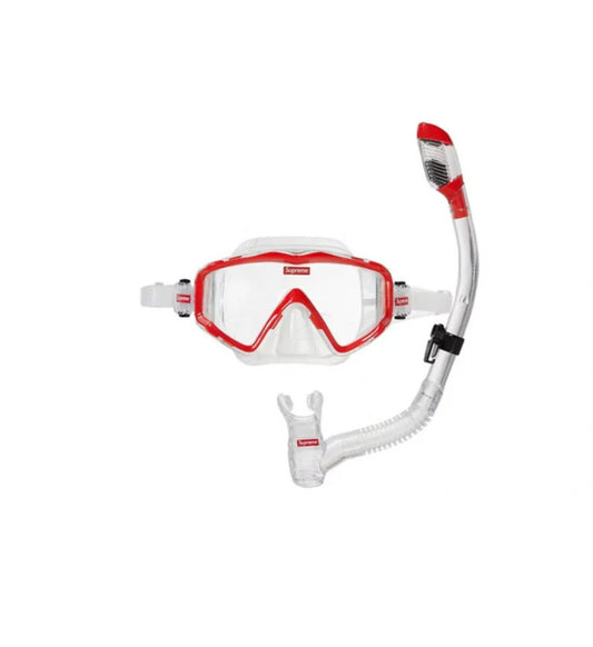 Supreme Cressi Snorkel Set Red