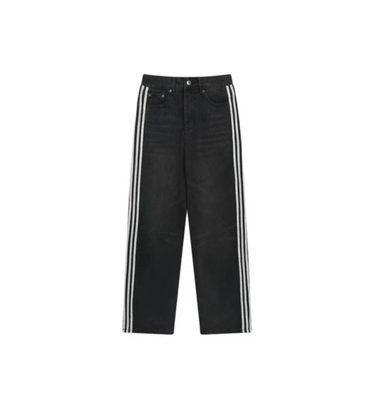 Balenciaga pants jeans black X Adidas