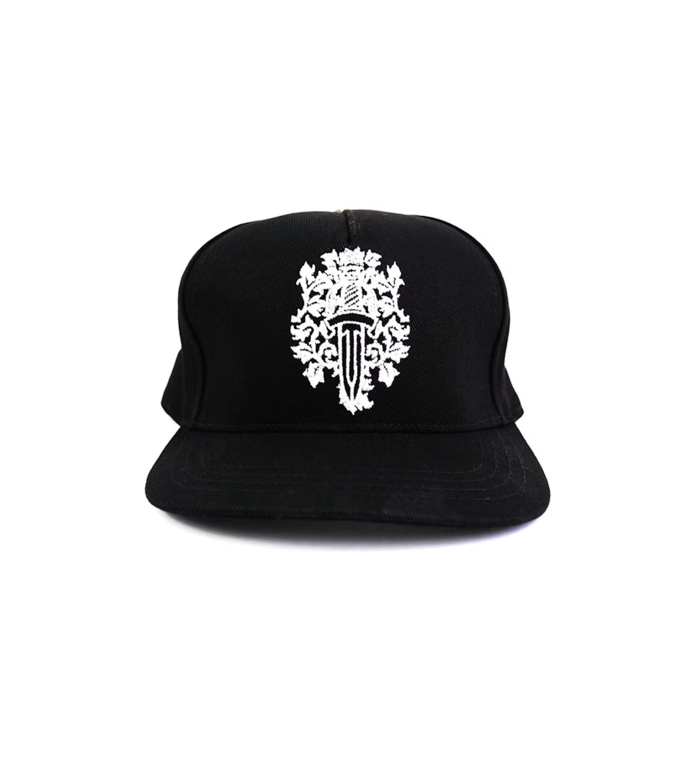 Chrome Hearts Dagger Denim Baseball Cap Black/White