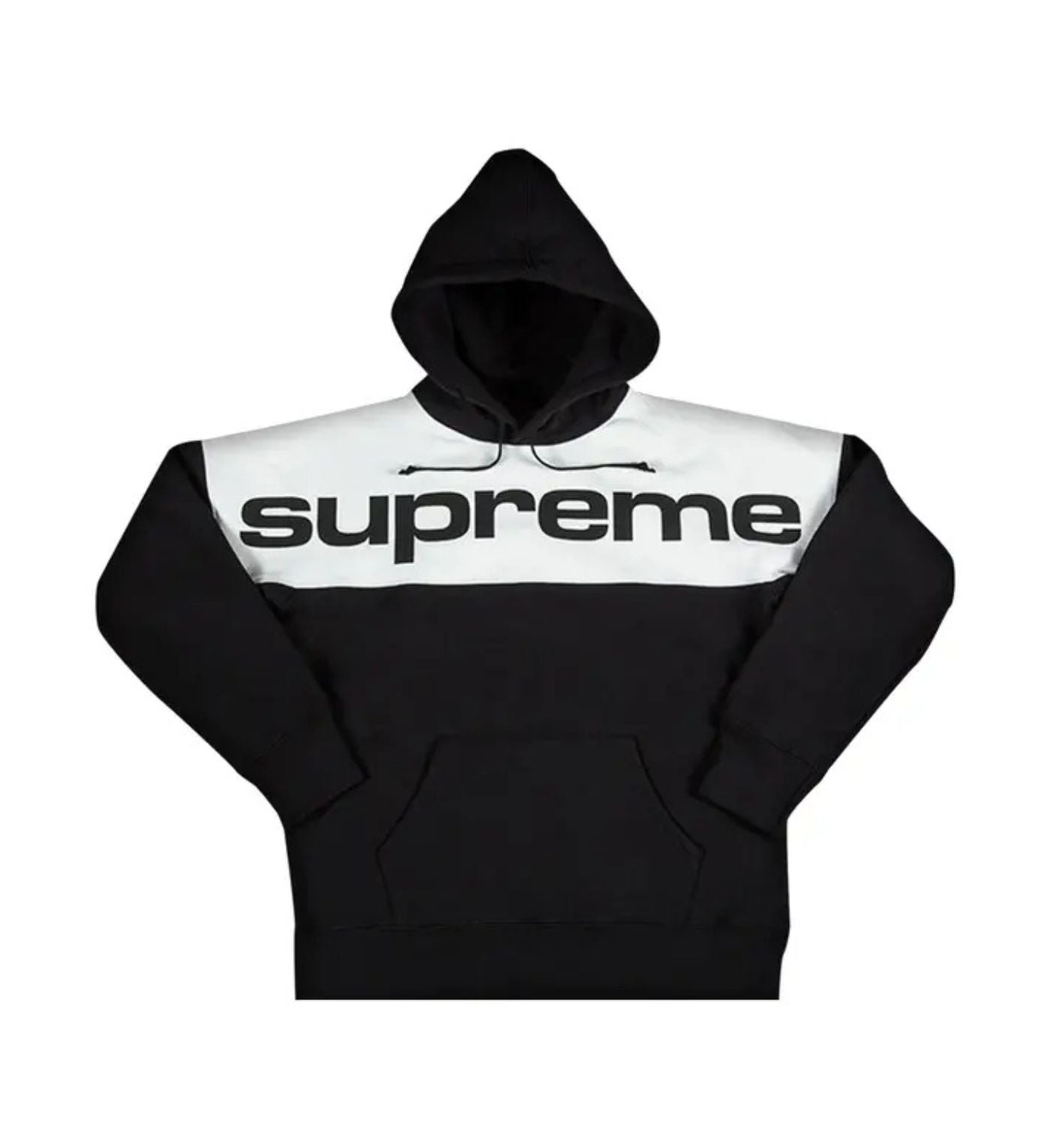 Supreme Blocked Hooded Sweatshirt 'Black'