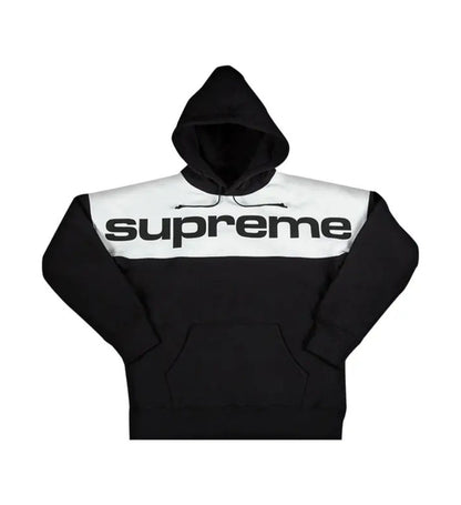 Supreme Blocked Hooded Sweatshirt 'Black'
