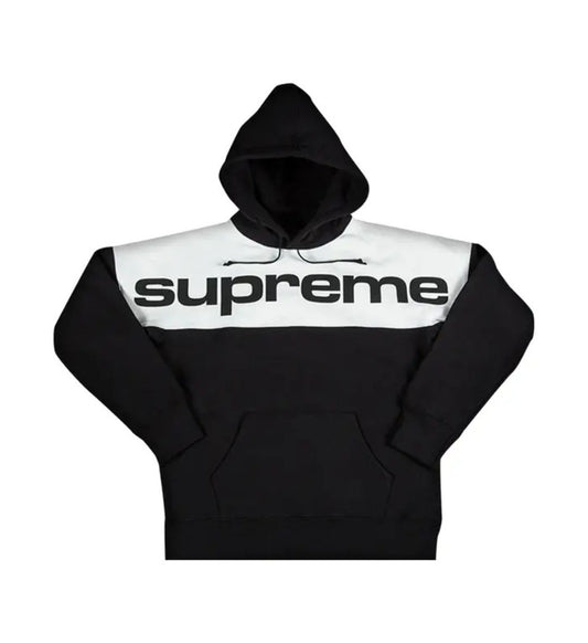 Supreme Blocked Hooded Sweatshirt 'Black'