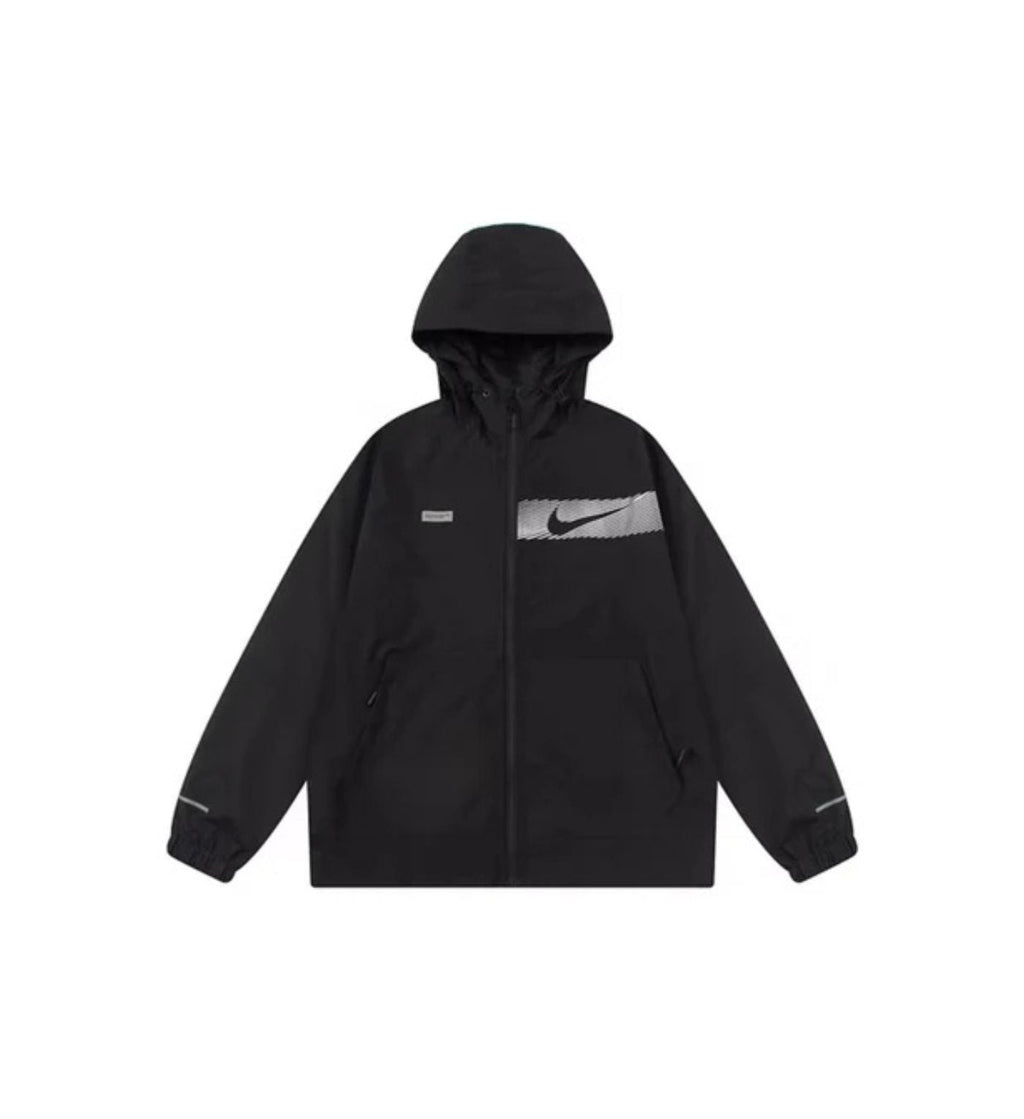 Nike jacket swoosh logo black