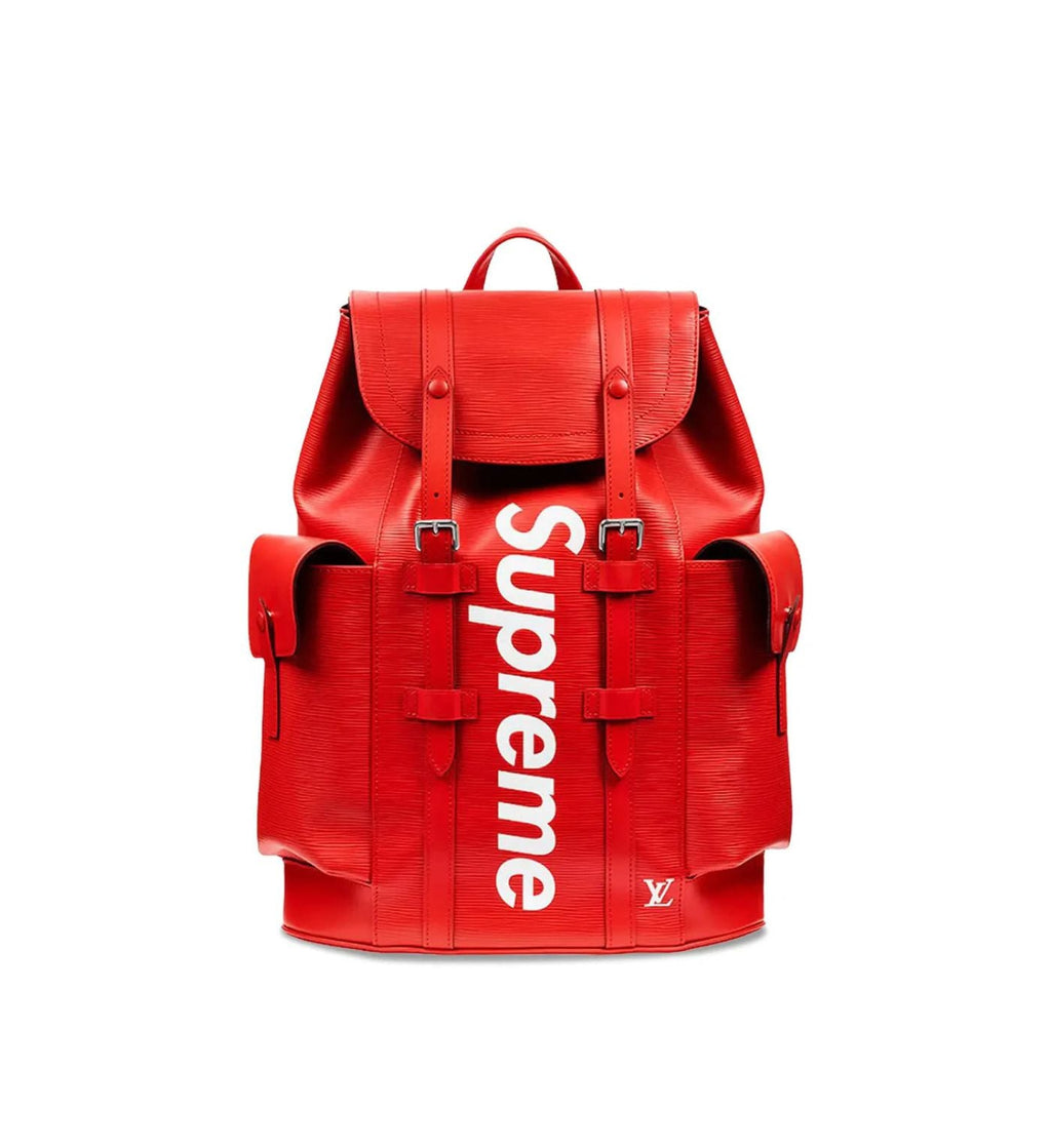 Louis Vuitton x Supreme Christopher Backpack 'Red'