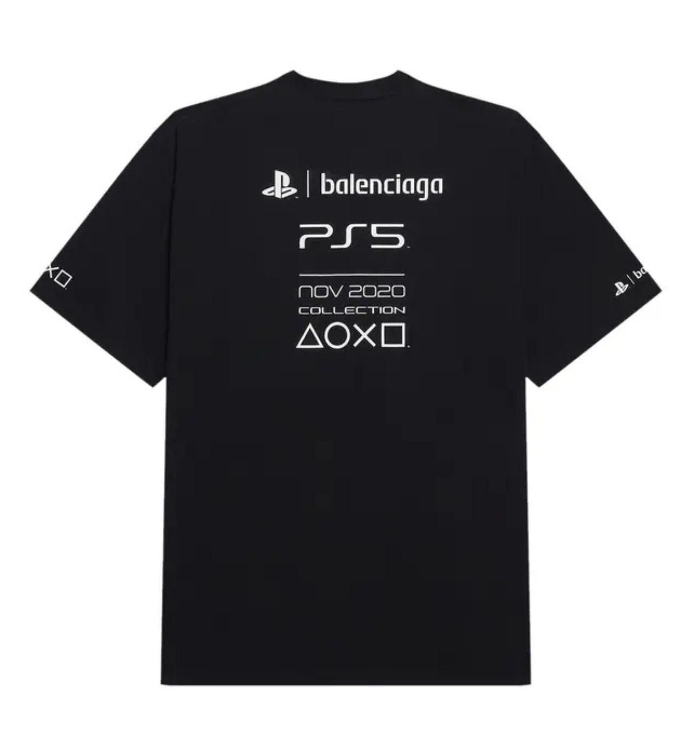 Balenciaga Playstation Boxy T- Shirt'Black'
