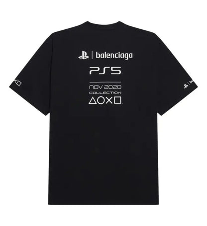 Balenciaga Playstation Boxy T- Shirt'Black'