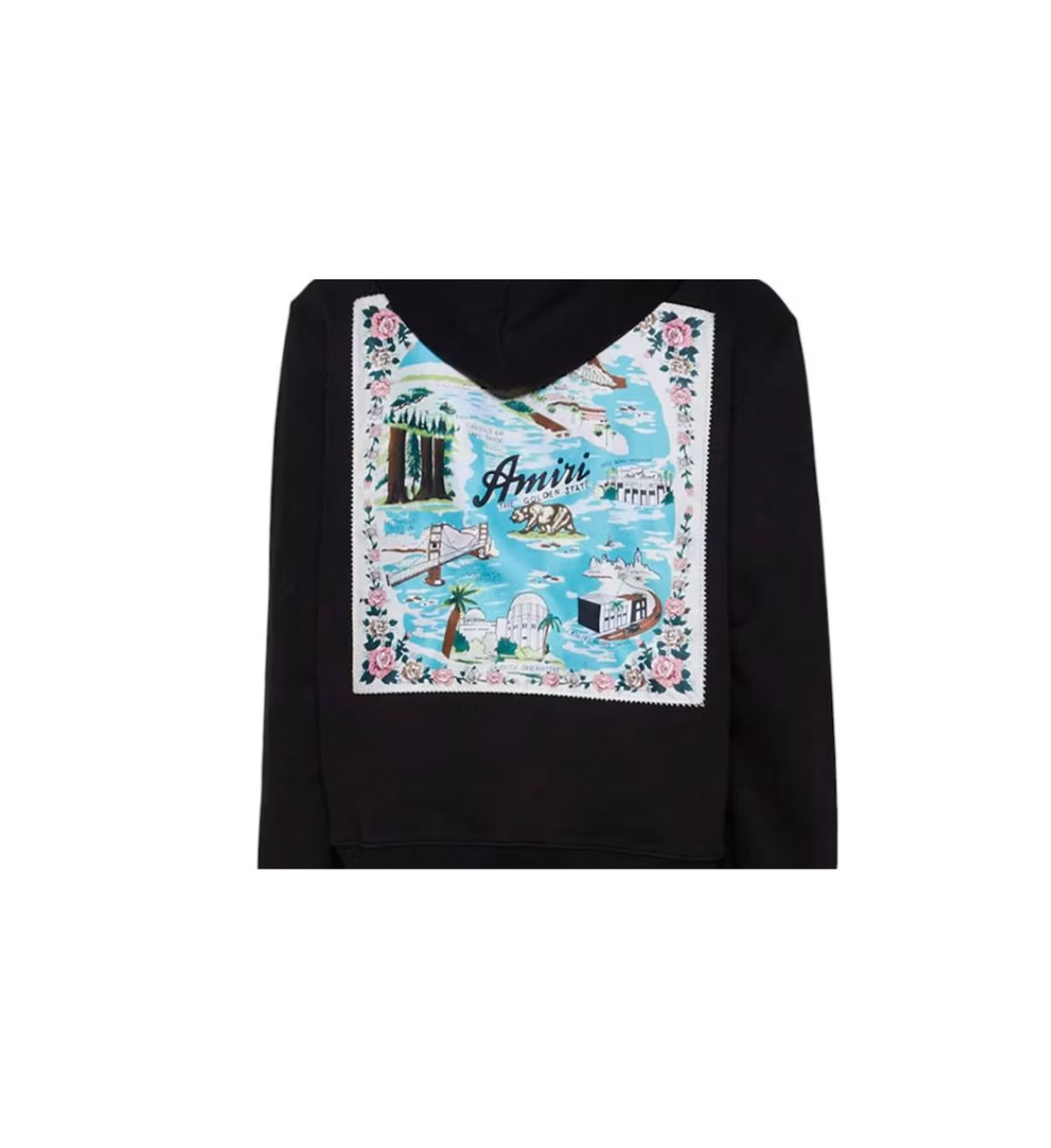 AMIRI California Hawaiian Hoodie Black