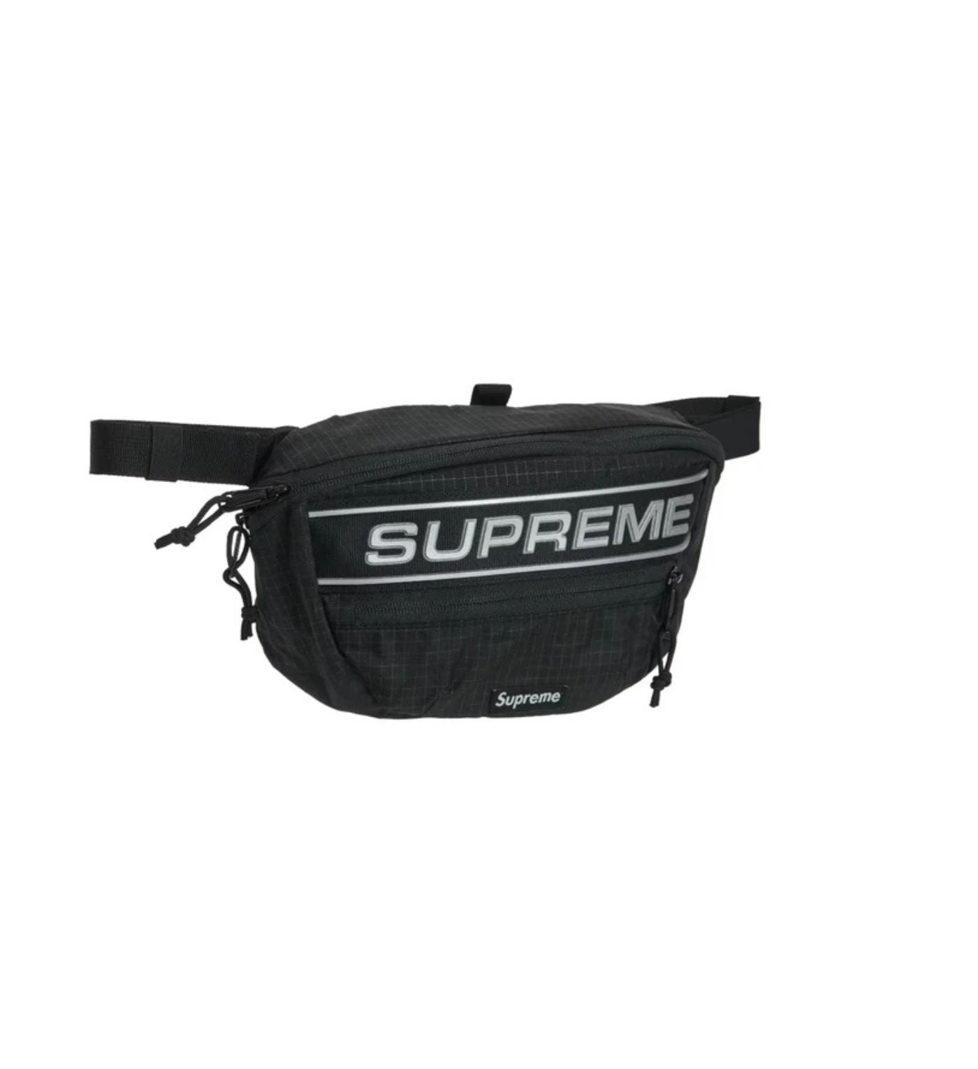 Supreme Logo Waist Bag Black