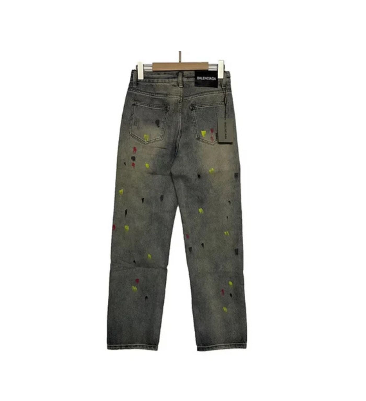 Balenciaga pants logo graffiti