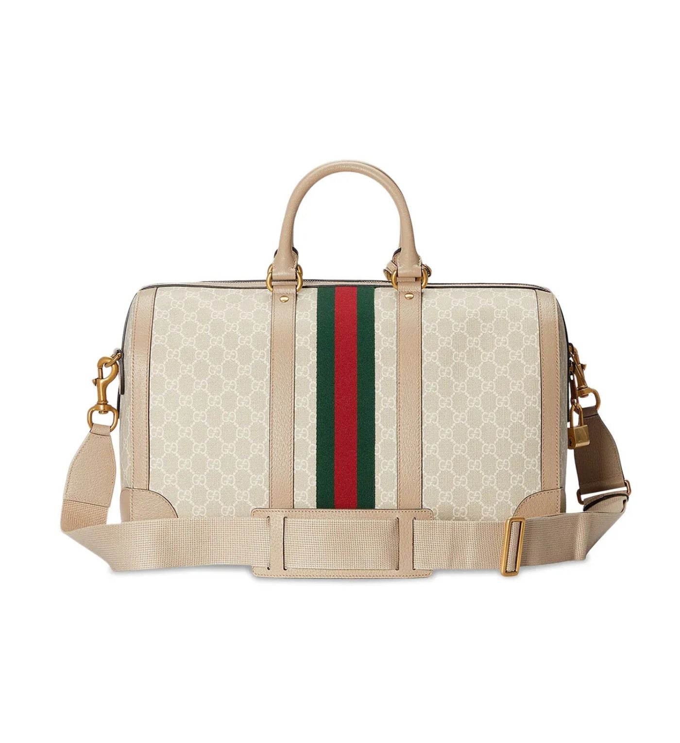 Gucci Ophidia Duffle Bag 'Beige/White'